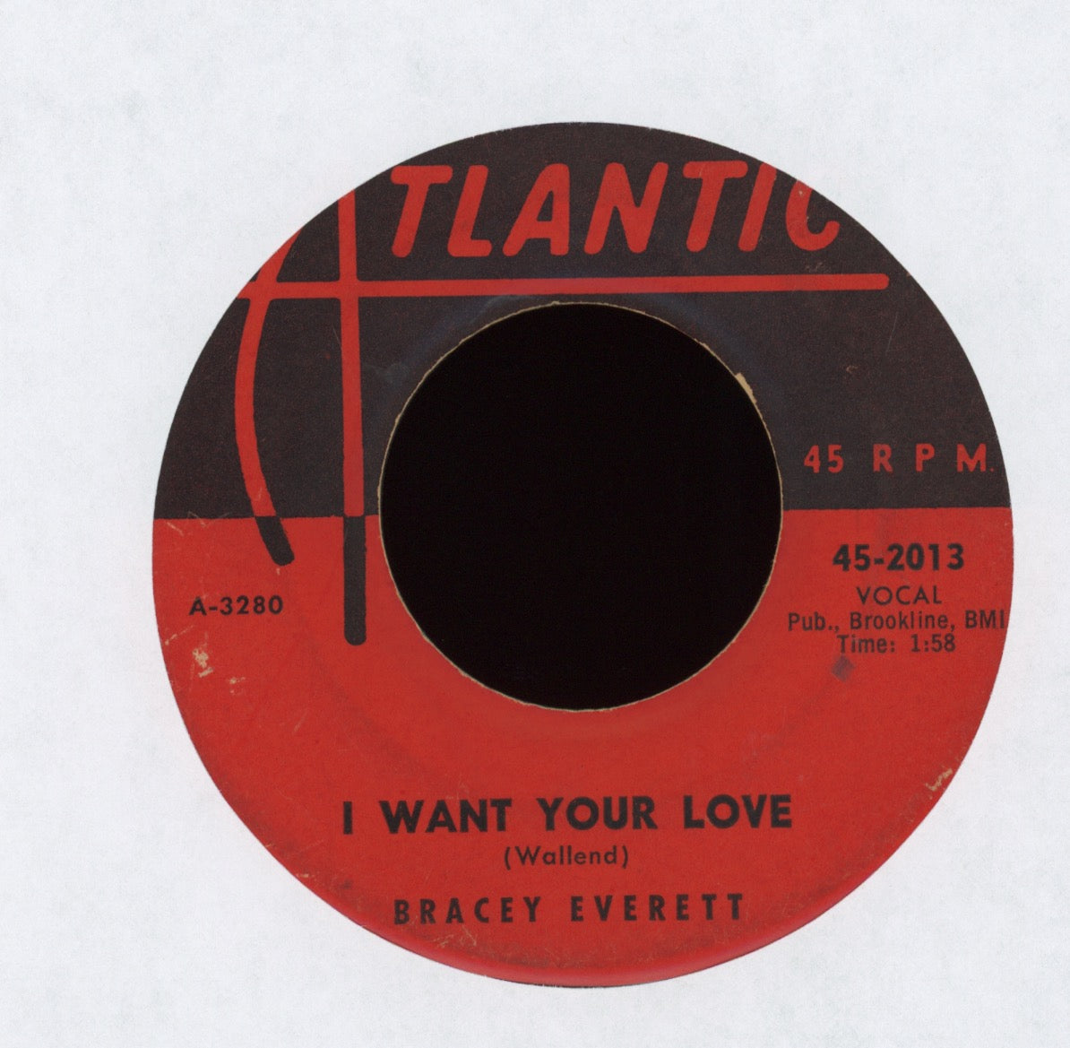 Bracey Everett - The Lover's Curse on Atlantic Rockabilly 45