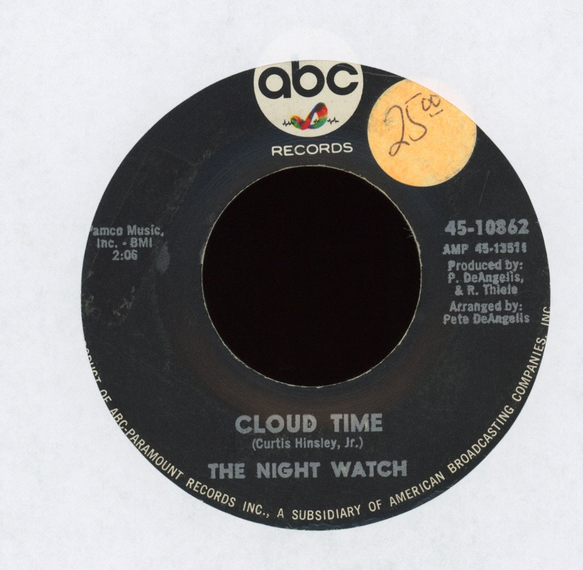 The Night Watch - Lips To Your Heart on ABC Northern Soul Garage 45
