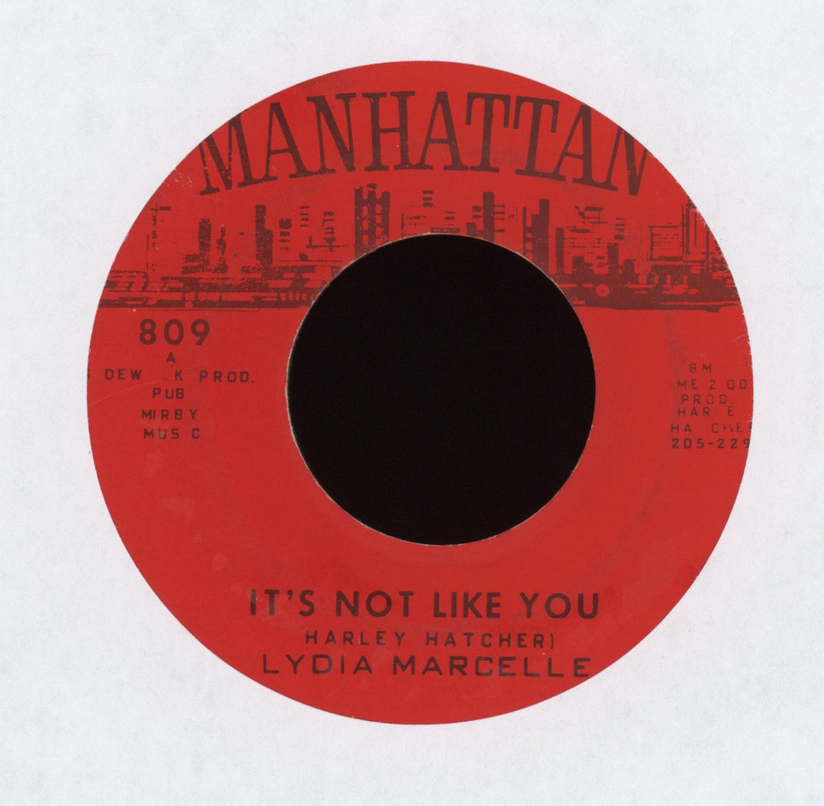Lydia Marcelle - It's Not Like You on Manhattan Northern Soul 45