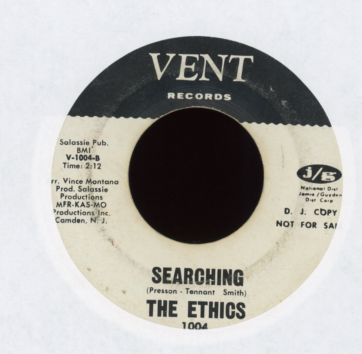 The Ethics - Sad, Sad, Story on Vent Promo Northern Sweet Soul 45