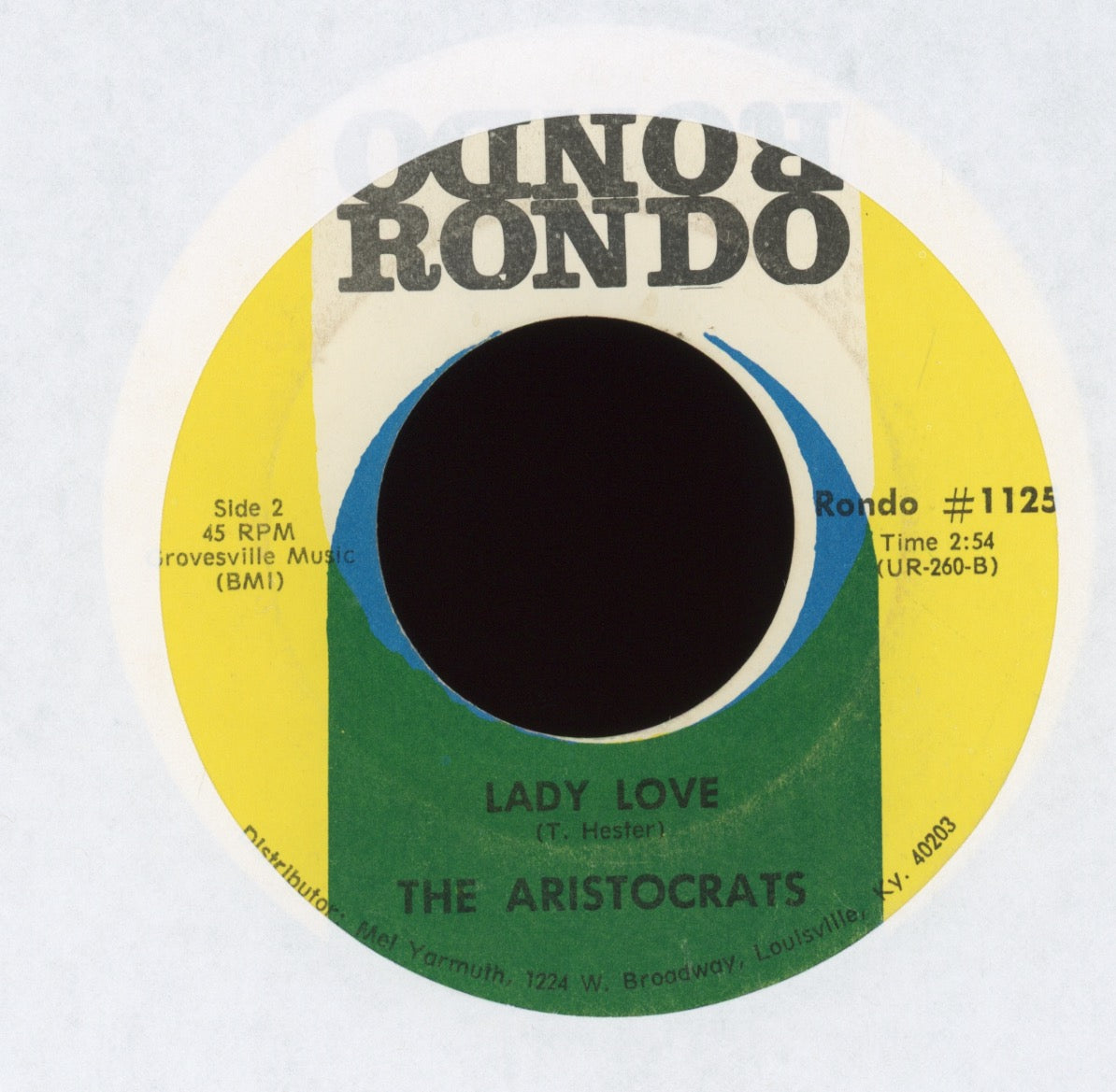 The Aristocrats - Be My Lady on Rondo 70's Sweet Soul 45