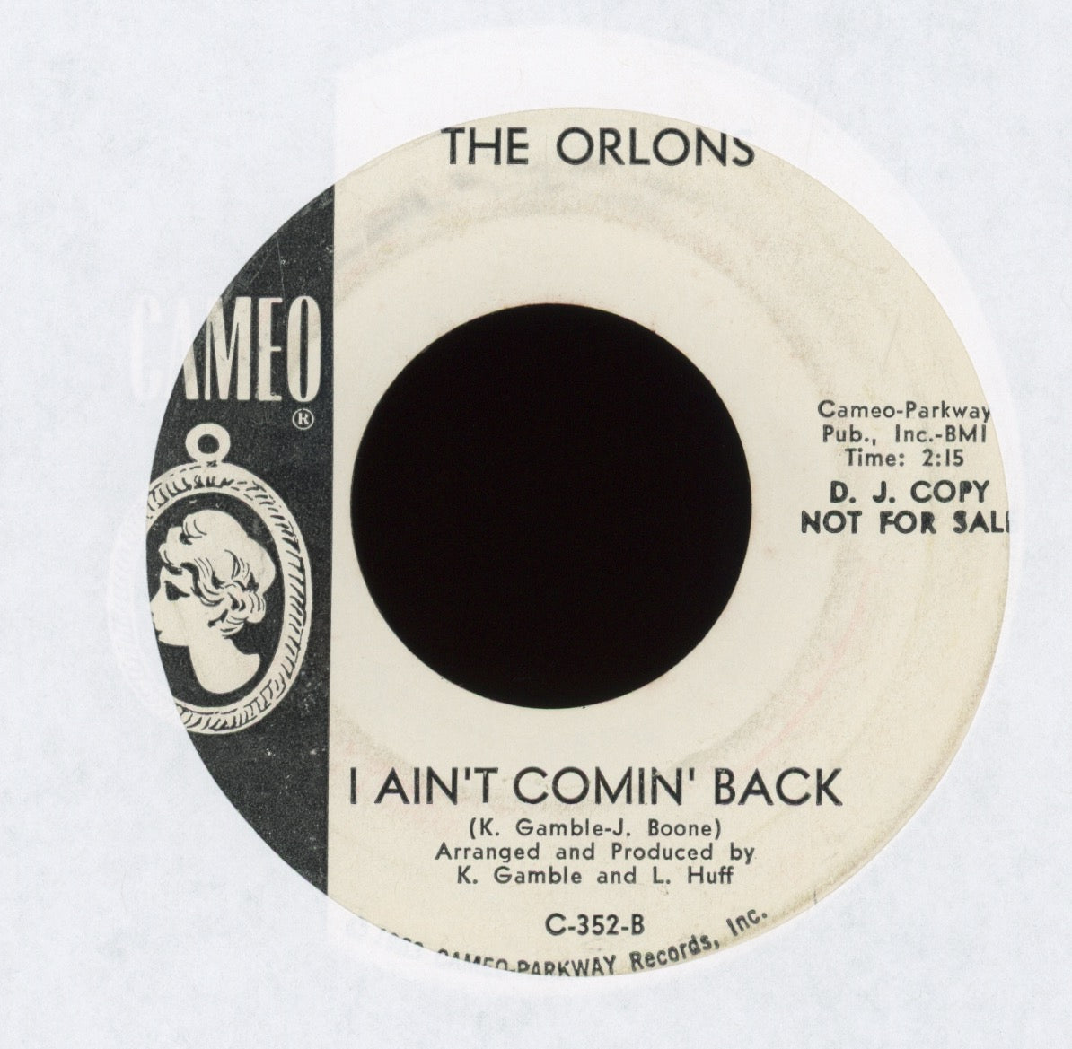 The Orlons - Come On Down Baby Baby on Cameo Promo Northern Soul 45