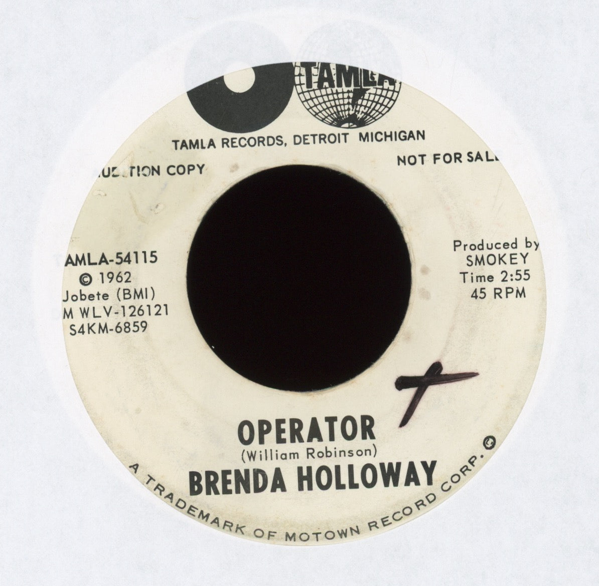 Brenda Holloway - Operator on Tamla Northern Soul 45