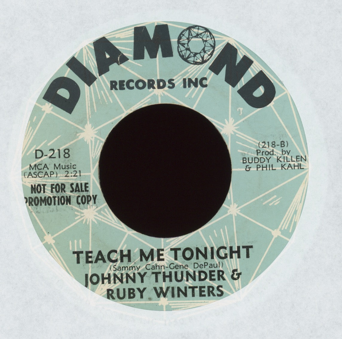 Johnny Thunder & Ruby Winters - Make Love To Me on Diamond Promo Funk 45