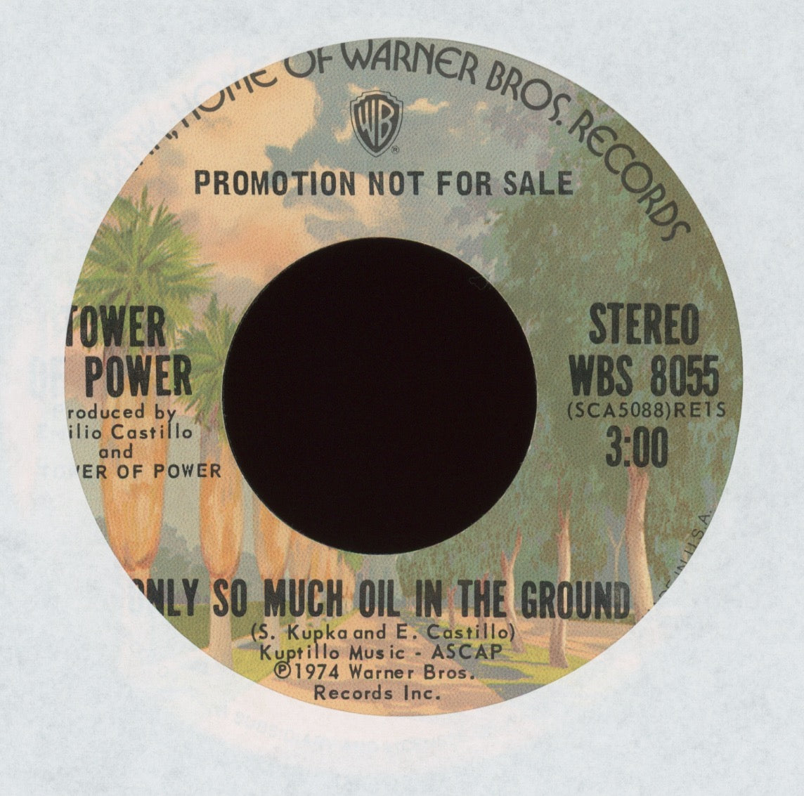 Tower Of Power - Only So Much Oil In The Ground on WB Promo 70's Soul Funk 45