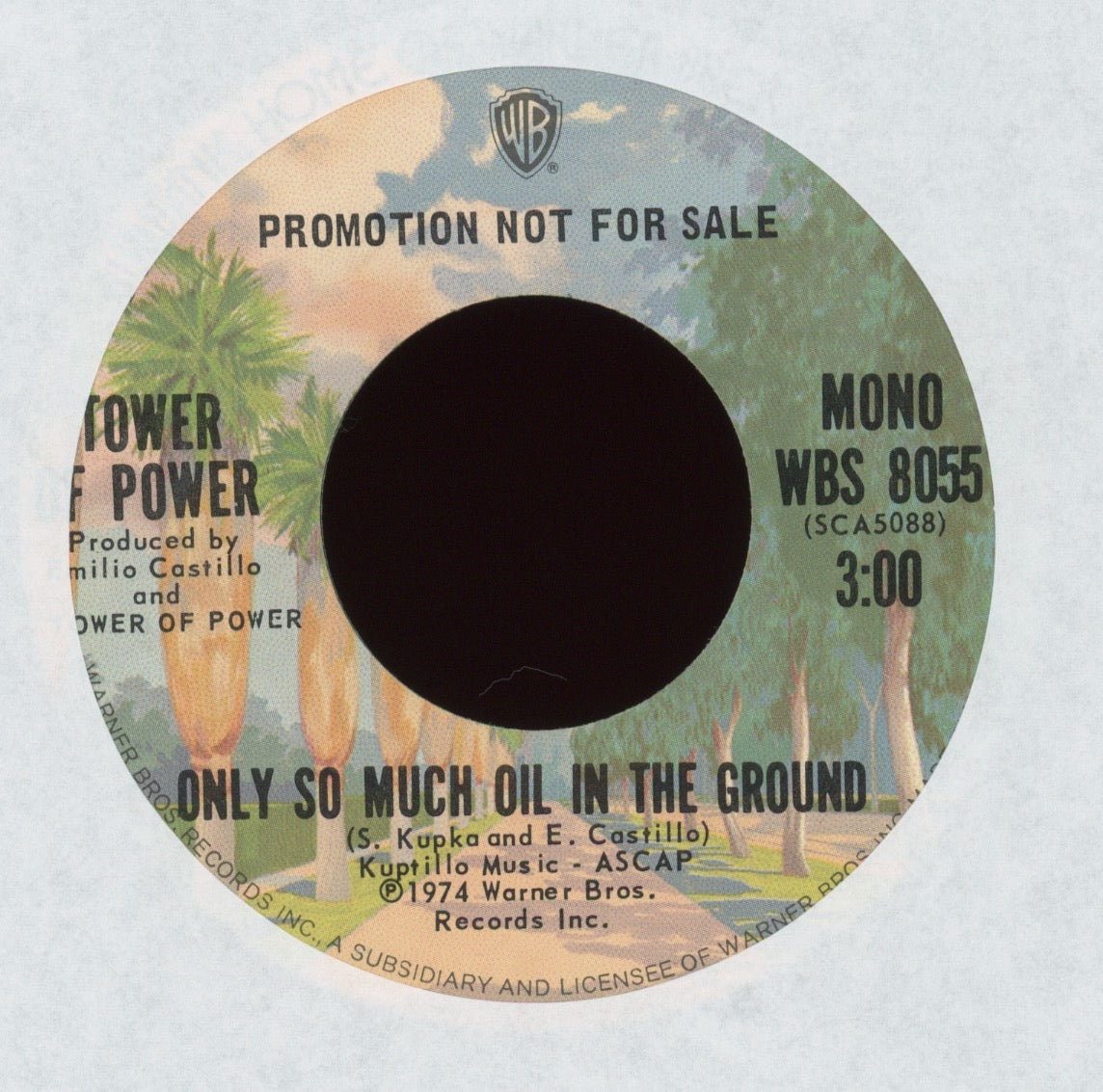 Tower Of Power - Only So Much Oil In The Ground on WB Promo 70's Soul Funk 45