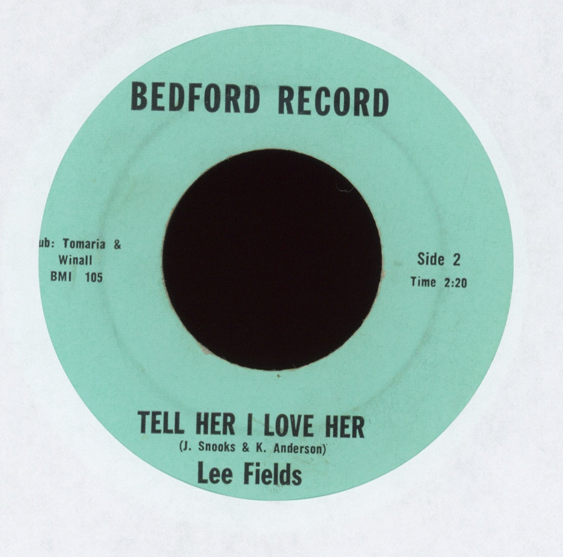 Lee Fields - Tell Her I Love Her on Bedford Funk 45