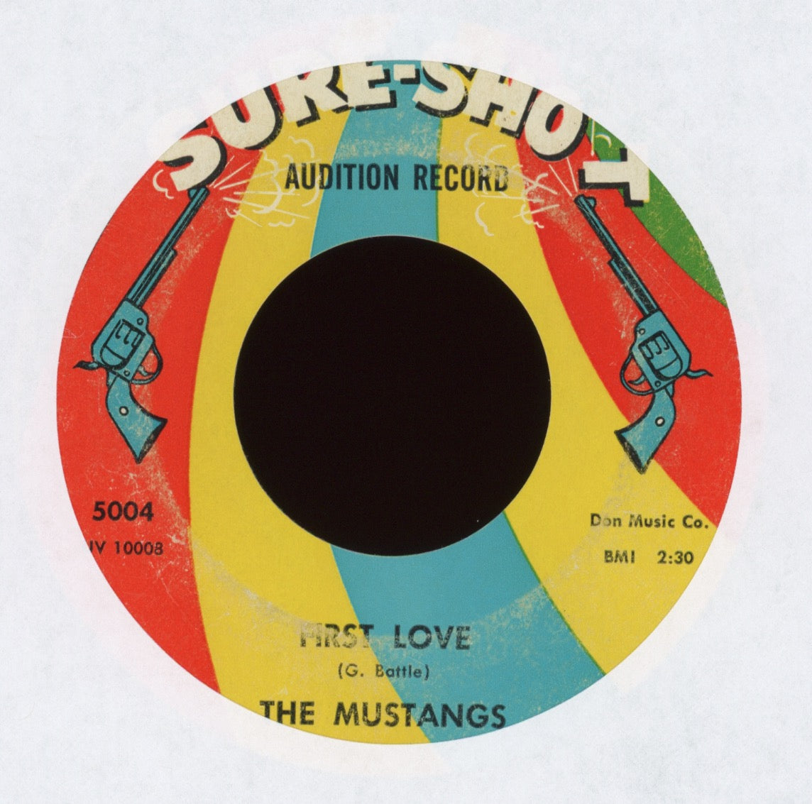 The Mustangs - First Love on Sure Shot Promo R&B Girl Group 45