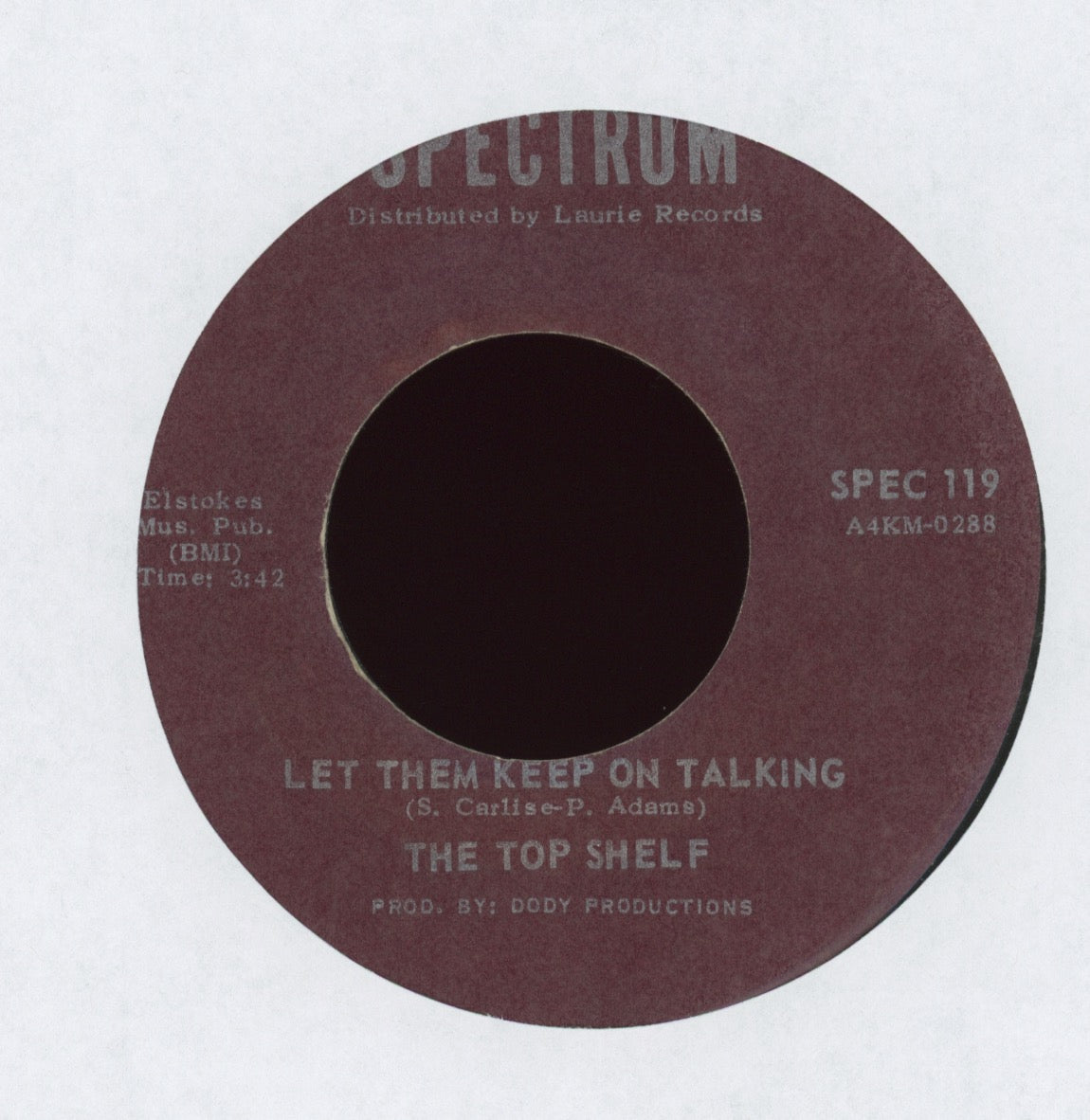 Top Shelf - Stop And Listen (Open Your Heart) / Let Them Keep On Talking on Spectrum 70's Sweet Soul