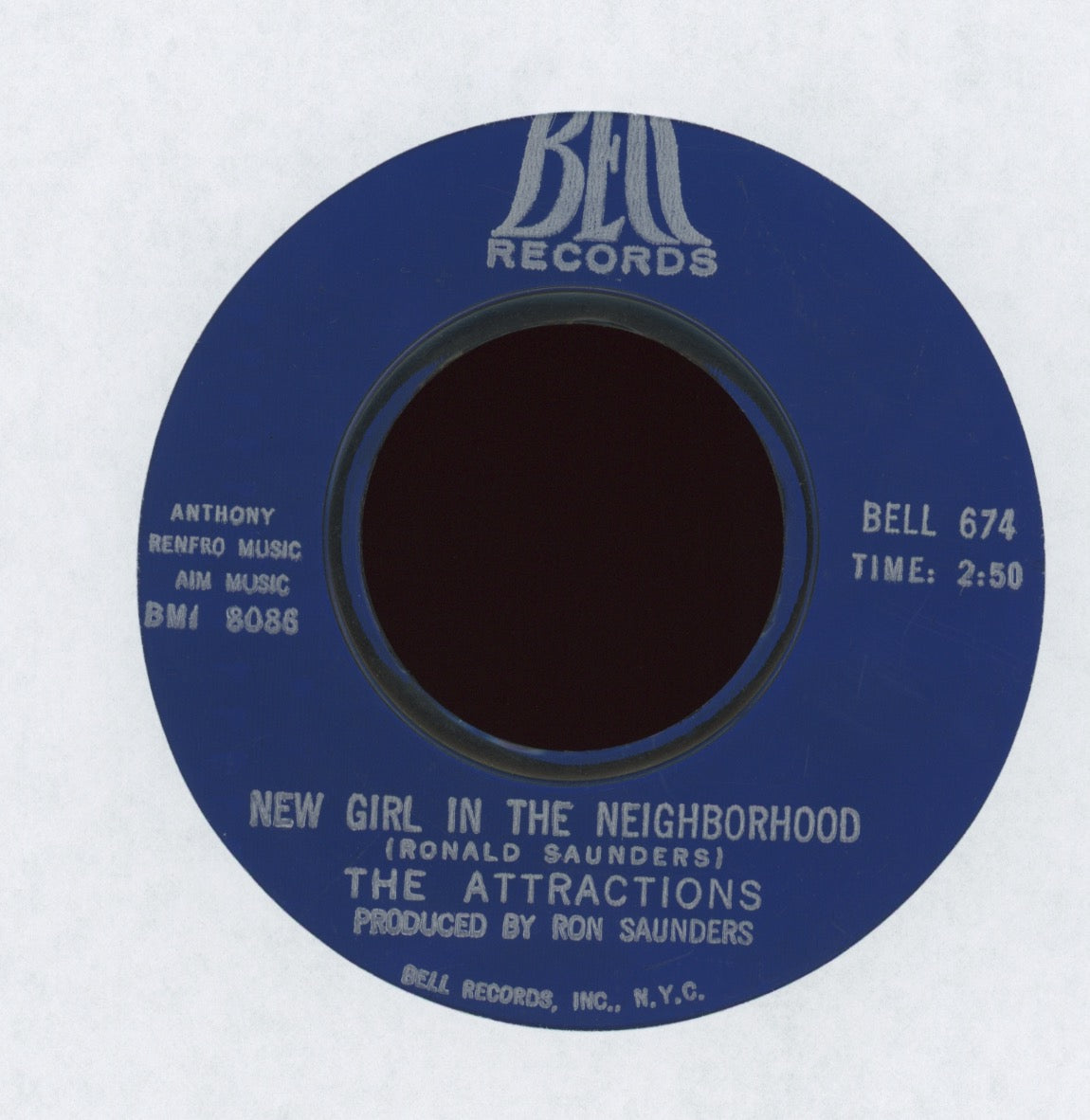 Attractions - That Girl Is Mine on Bell Northern Soul 45