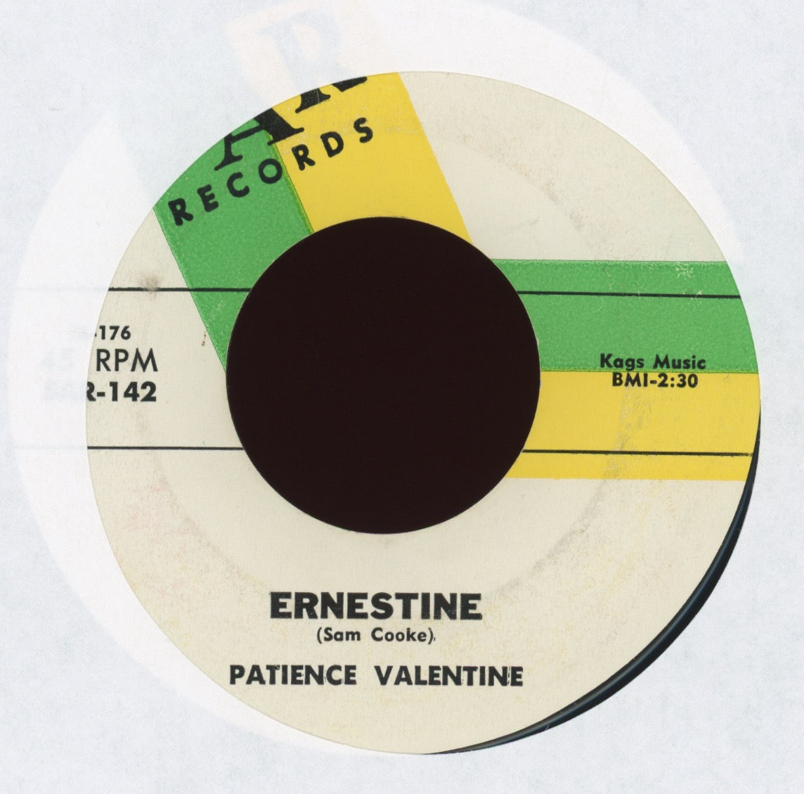 Patience Valentine - Unlucky Girl on SAR Northern Soul 45