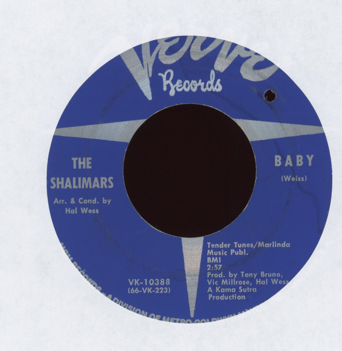 The Shalimars - Stop and Take a Look at Yourself on Verve Northern Soul 45
