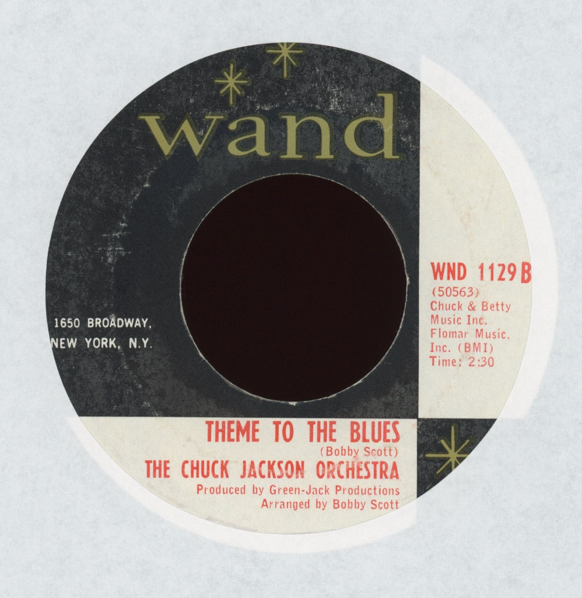 Chuck Jackson - These Chains Of Love (Are Breaking Me Down) on Wand Northern Soul 45