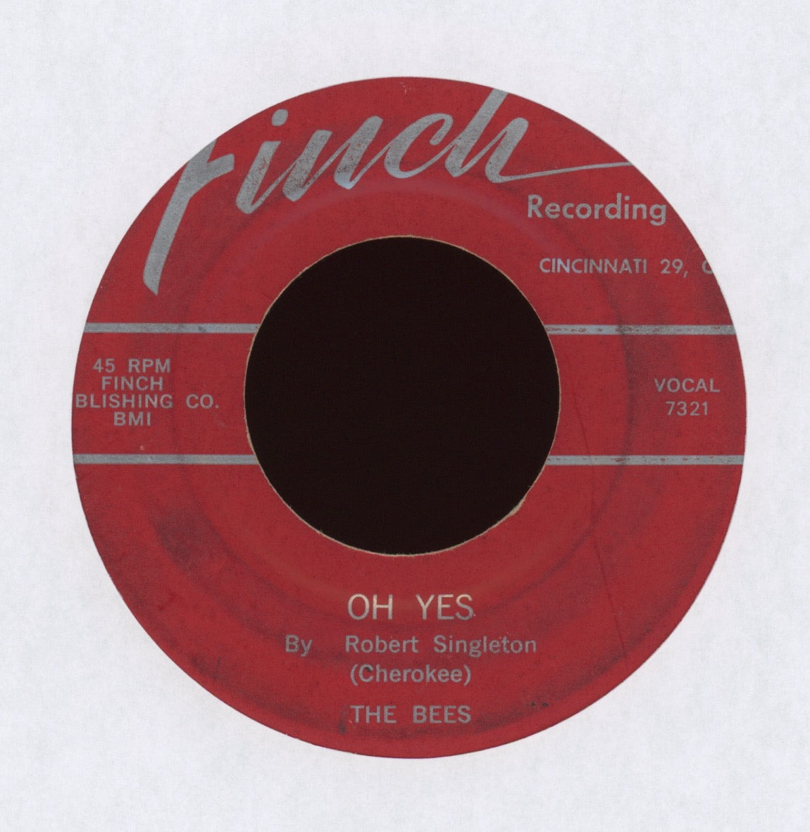 The Bees - Tough Enough on Finch R&B Blues Rocker 45