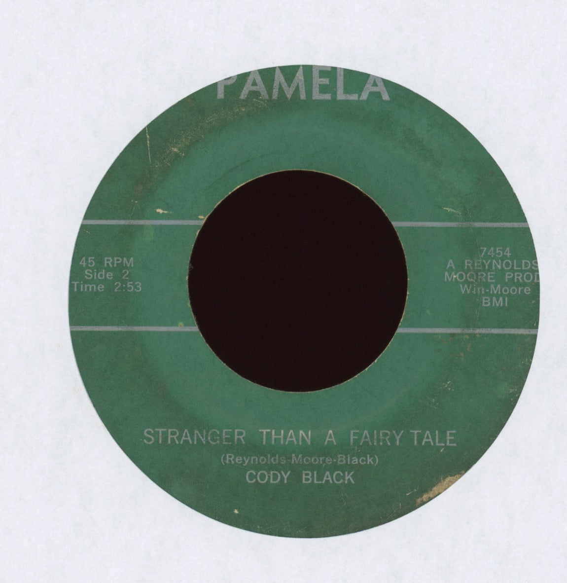 Cody Black - Stranger Than a Fairy Tale on Pamela Northern Soul 45