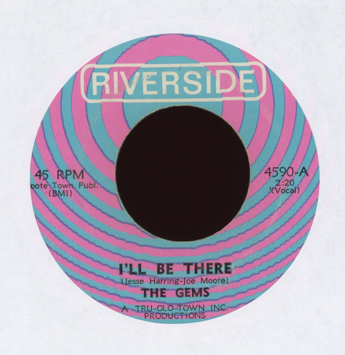 The Gems - I'll Be There on Popside Northern Soul 45