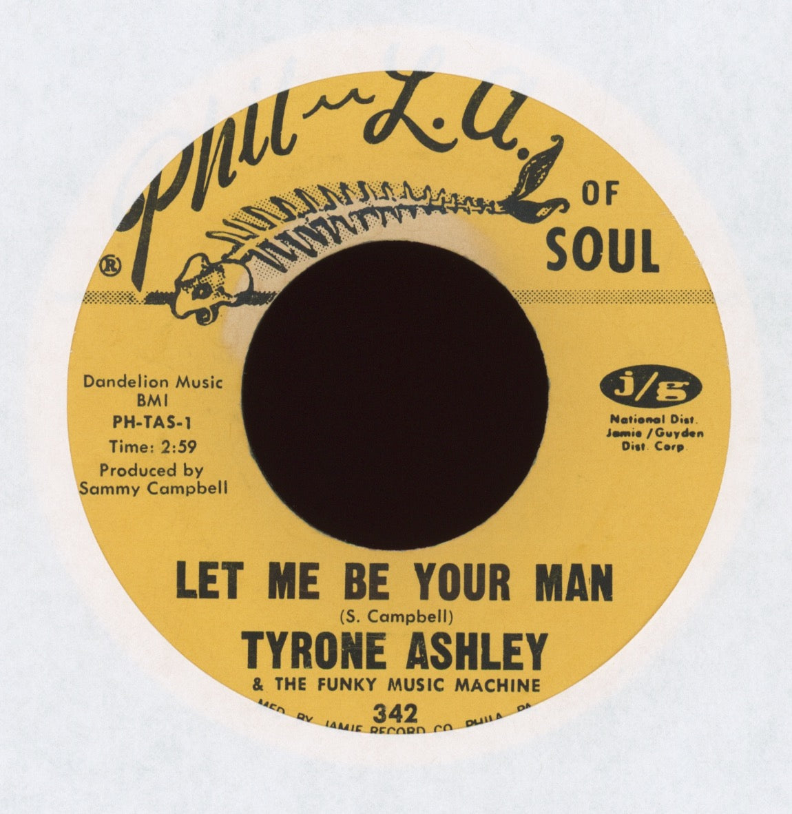 Tyrone Ashley - I Want My Baby Back on Phil L.A. of Soul Northern Soul 45