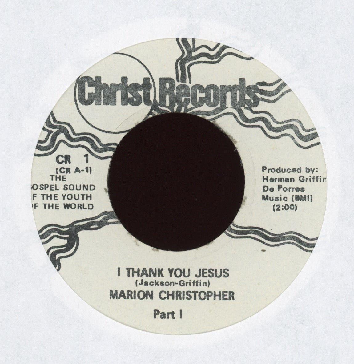 Marion Christopher - I Thank You Jesus on Christ Northern Soul 45