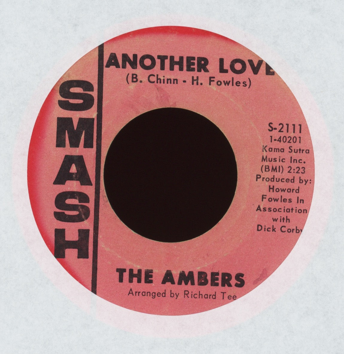 The Ambers - Potion Of Love on Smash Northern Soul 45