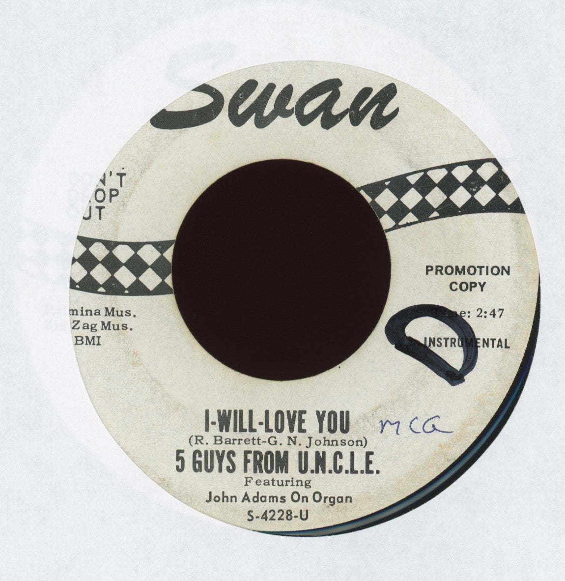 Richie Barrett - I-Will-Love-You on Swan Promo Northern Soul 45