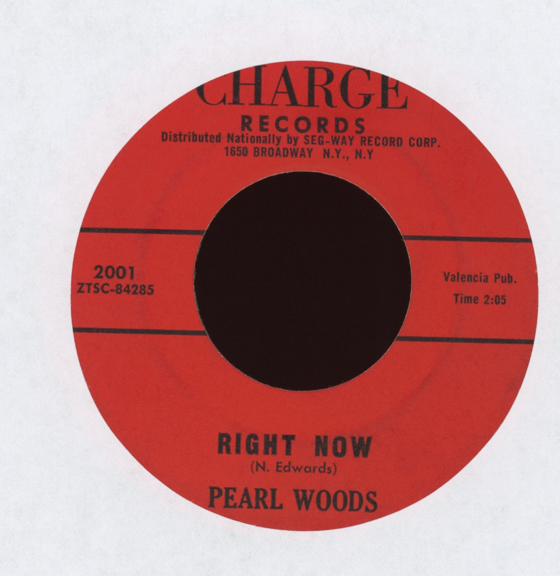 Pearl Woods - Sippin Sorrow on Charge R&B 45