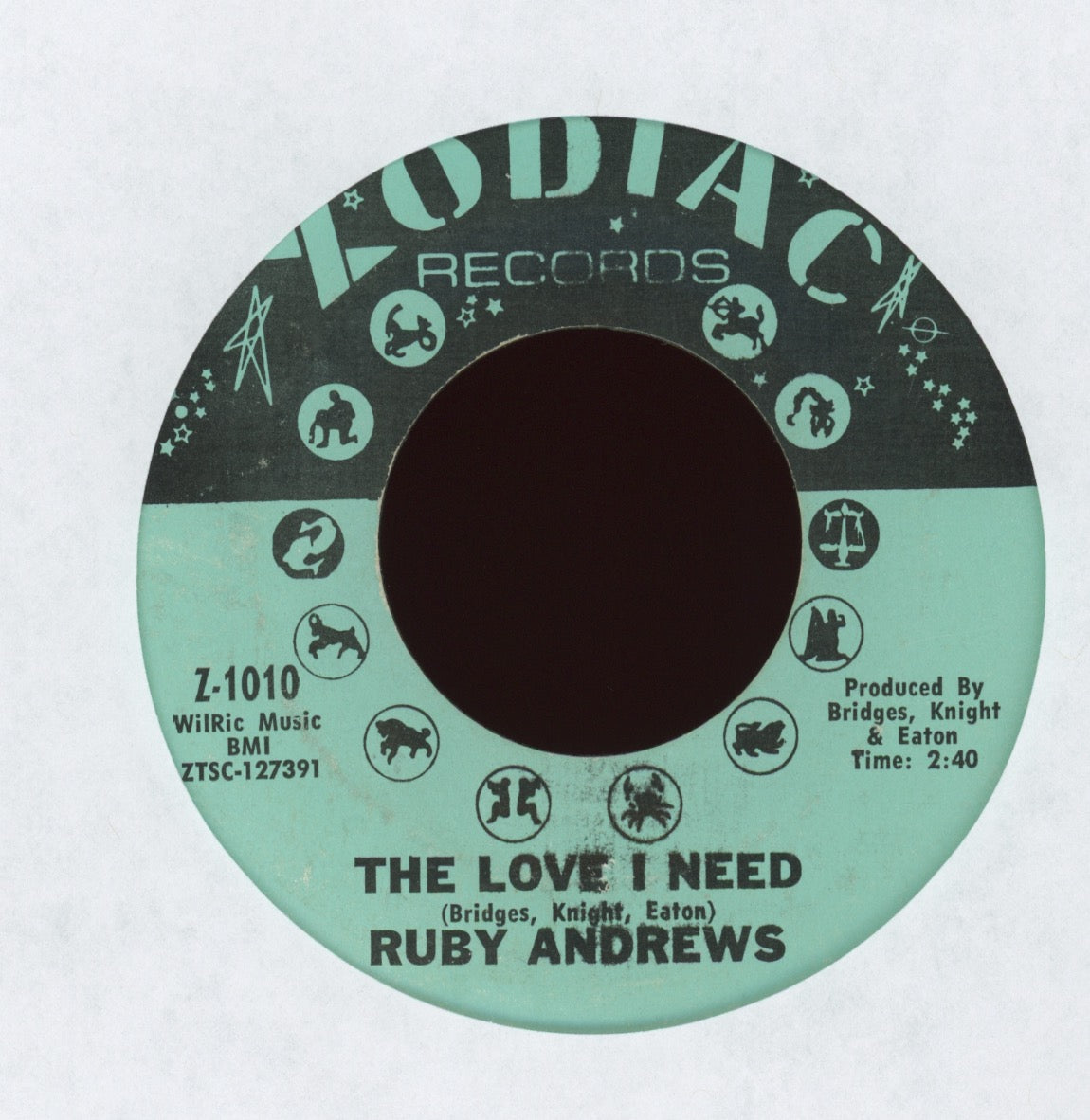 Ruby Andrews - Just Loving You on Zodiac Northern Soul 45