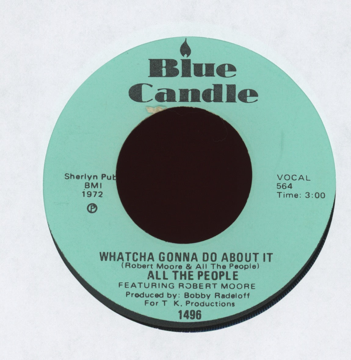 All The People - Cramp Your Style on Blue Candle Funk 45