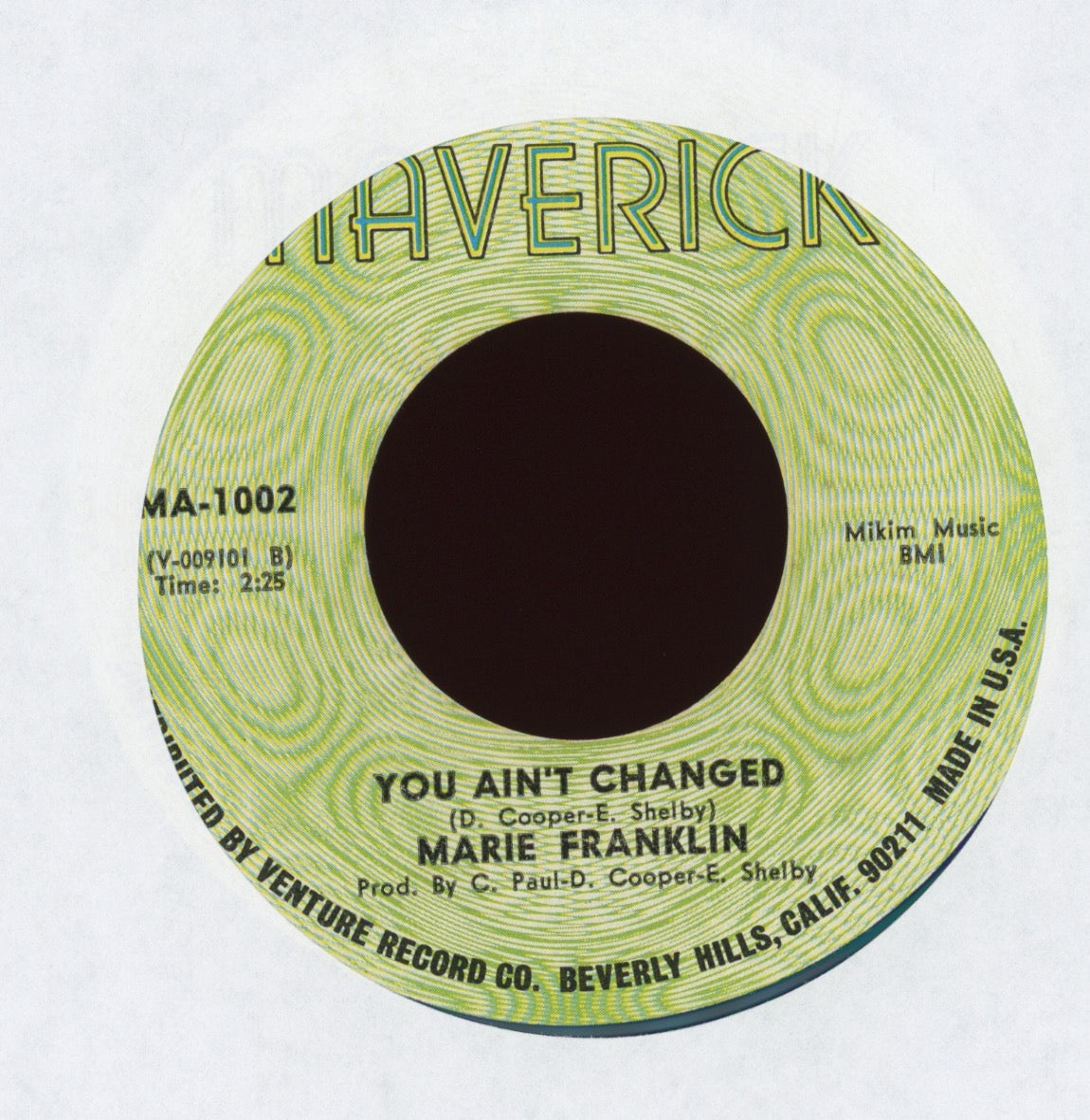 Marie Franklin - Don'tcha Bet No Money on Maverick Funk 45