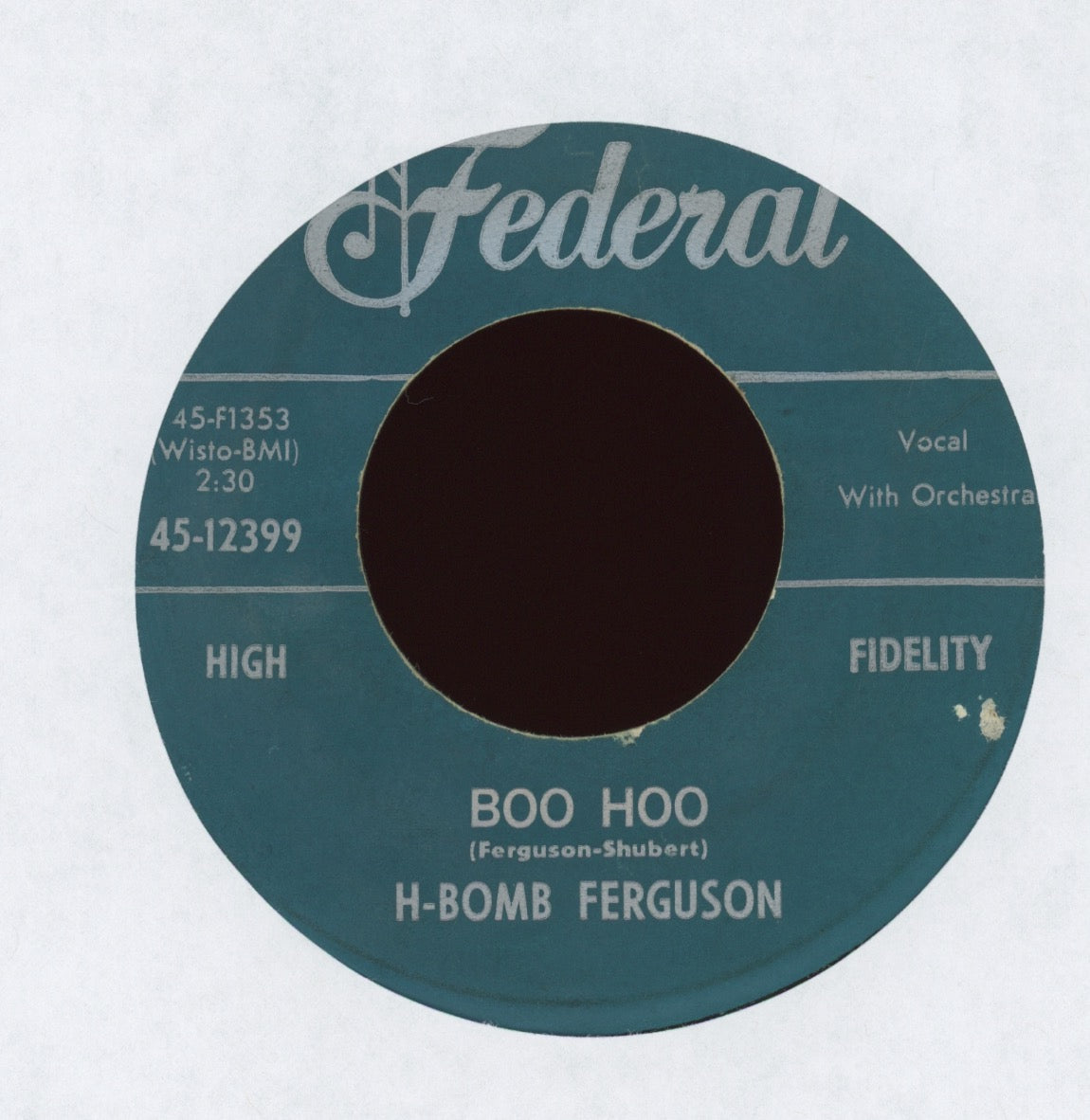 H-Bomb Ferguson - Midnight Ramblin' Tonight on Federal R&B Rocker 45