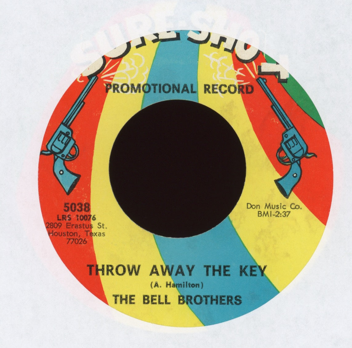 The Bell Brothers - Tell Him No on Sure Shot Promo Northern Soul 45