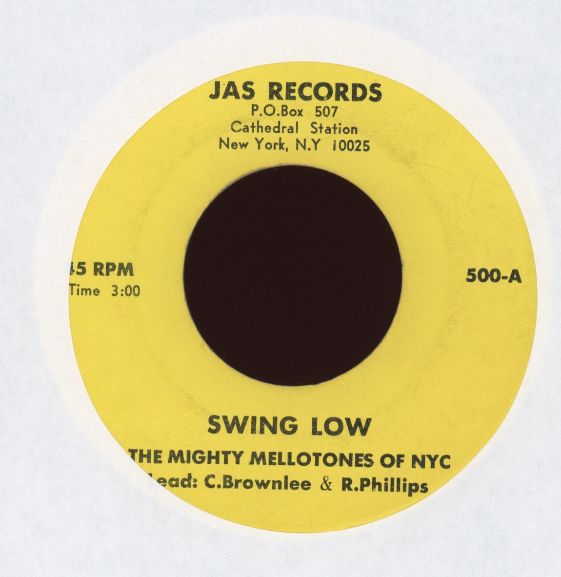 Mighty Mellotones - Swing Low on JAS Gospel Soul Funk 45