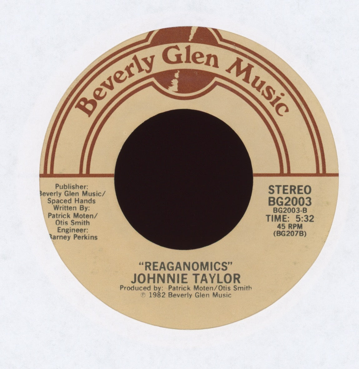 Johnnie Taylor - What About My Love  on Beverly Glen  70's Soul 45