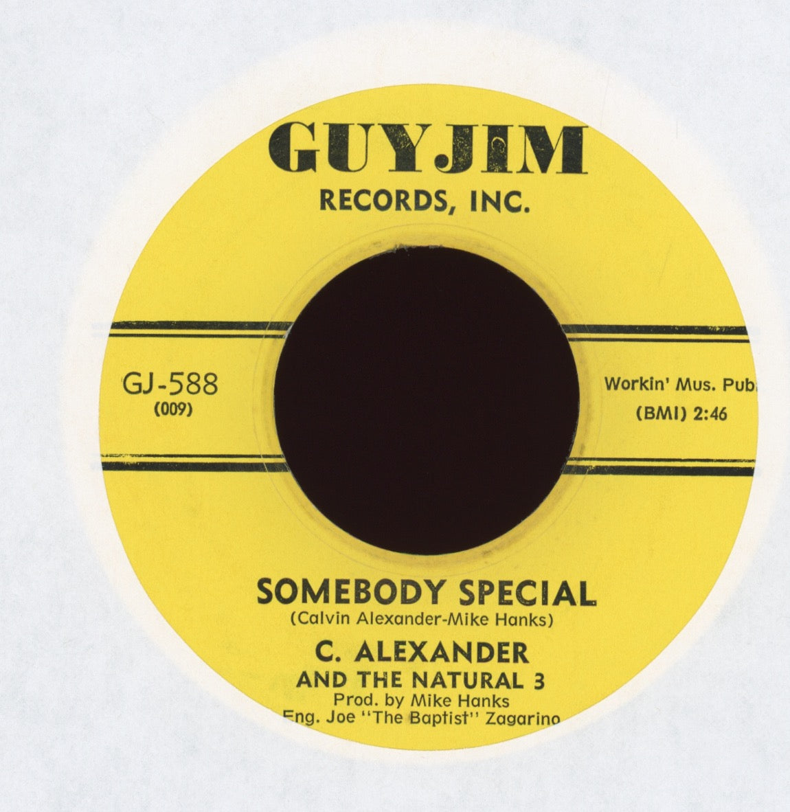 C. Alexander And The Natural 3 - Pay Them No Mind on Guyjim Northern Soul 45