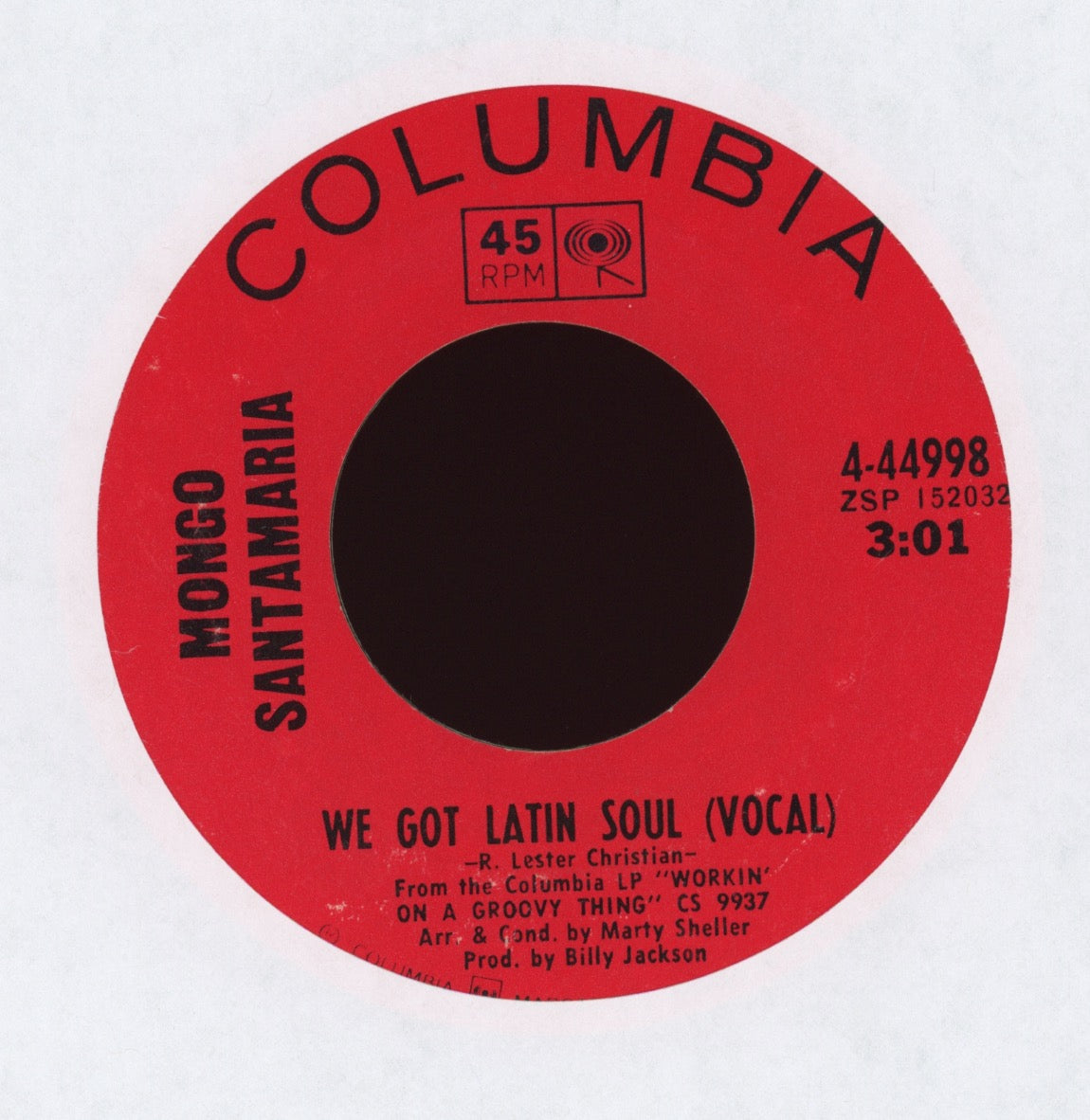 Mongo Santamaria - We Got Latin Soul on Columbia Latin Soul Funk 45