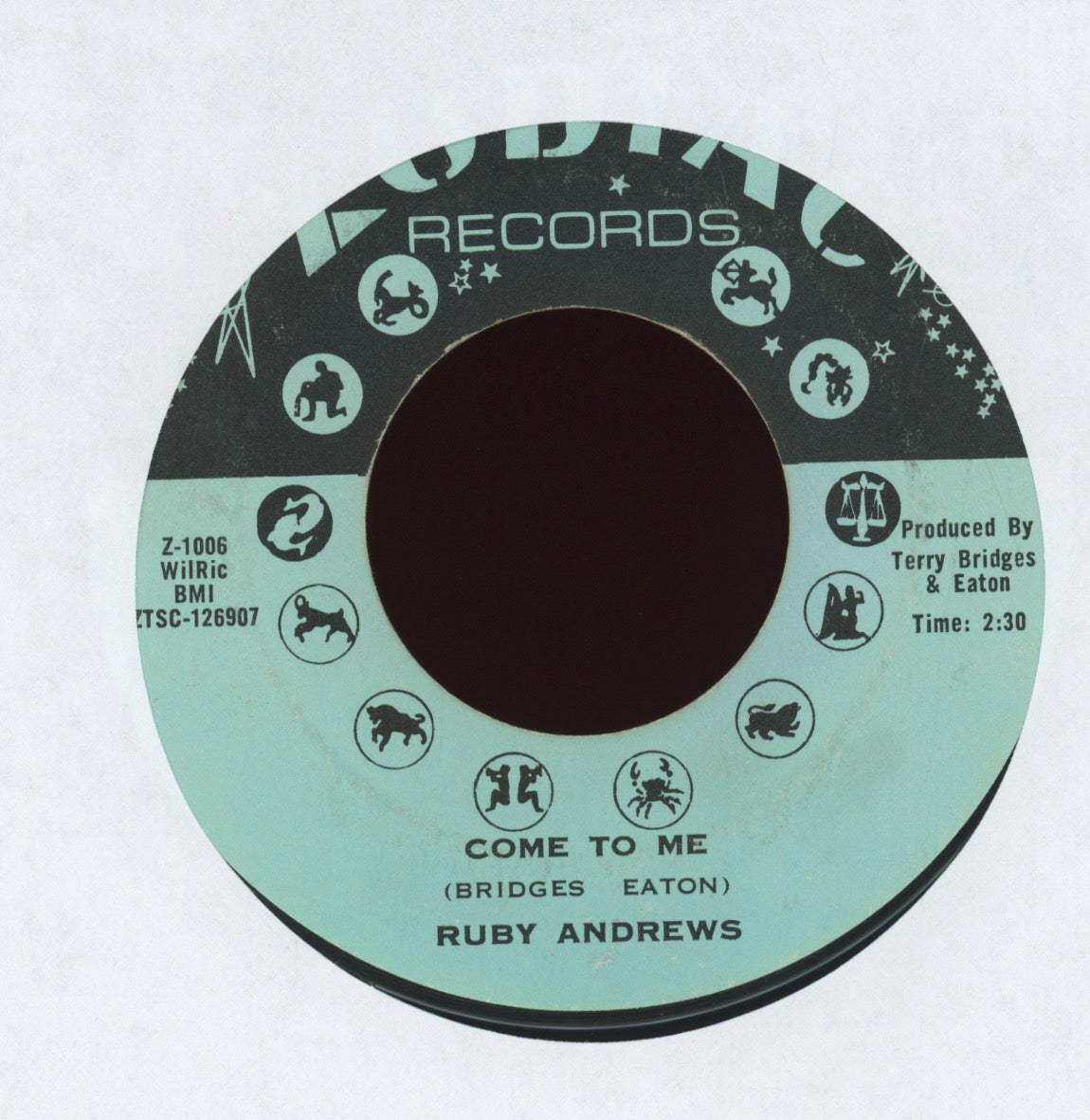 Ruby Andrews - Hey Boy (Take A Chance On Love) on Zodiac Northern Soul 45