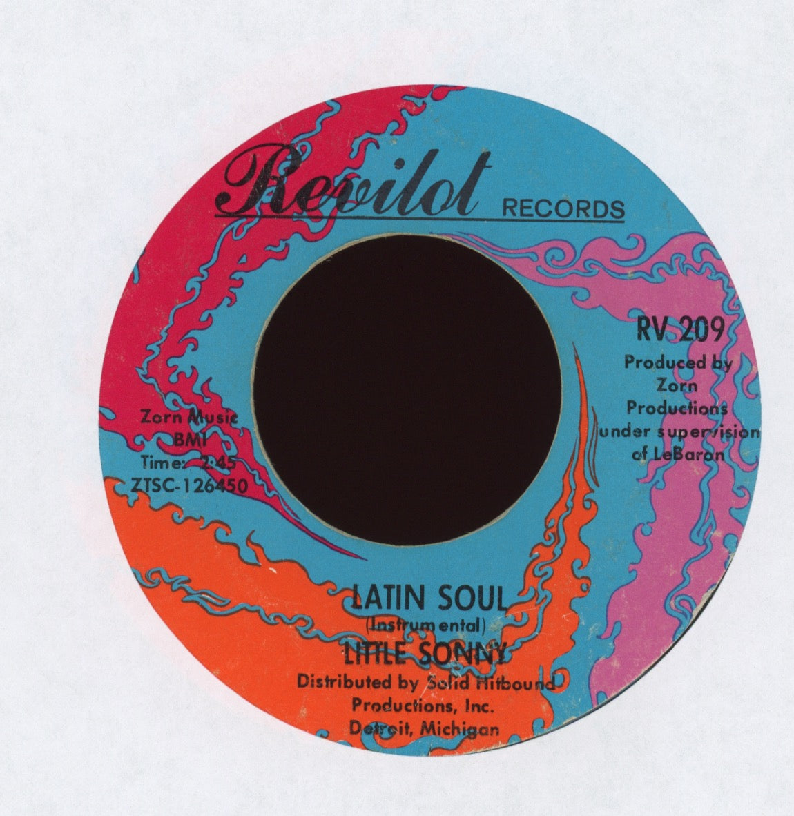 Little Sonny - The Creeper on Revilot Instro Funk 45