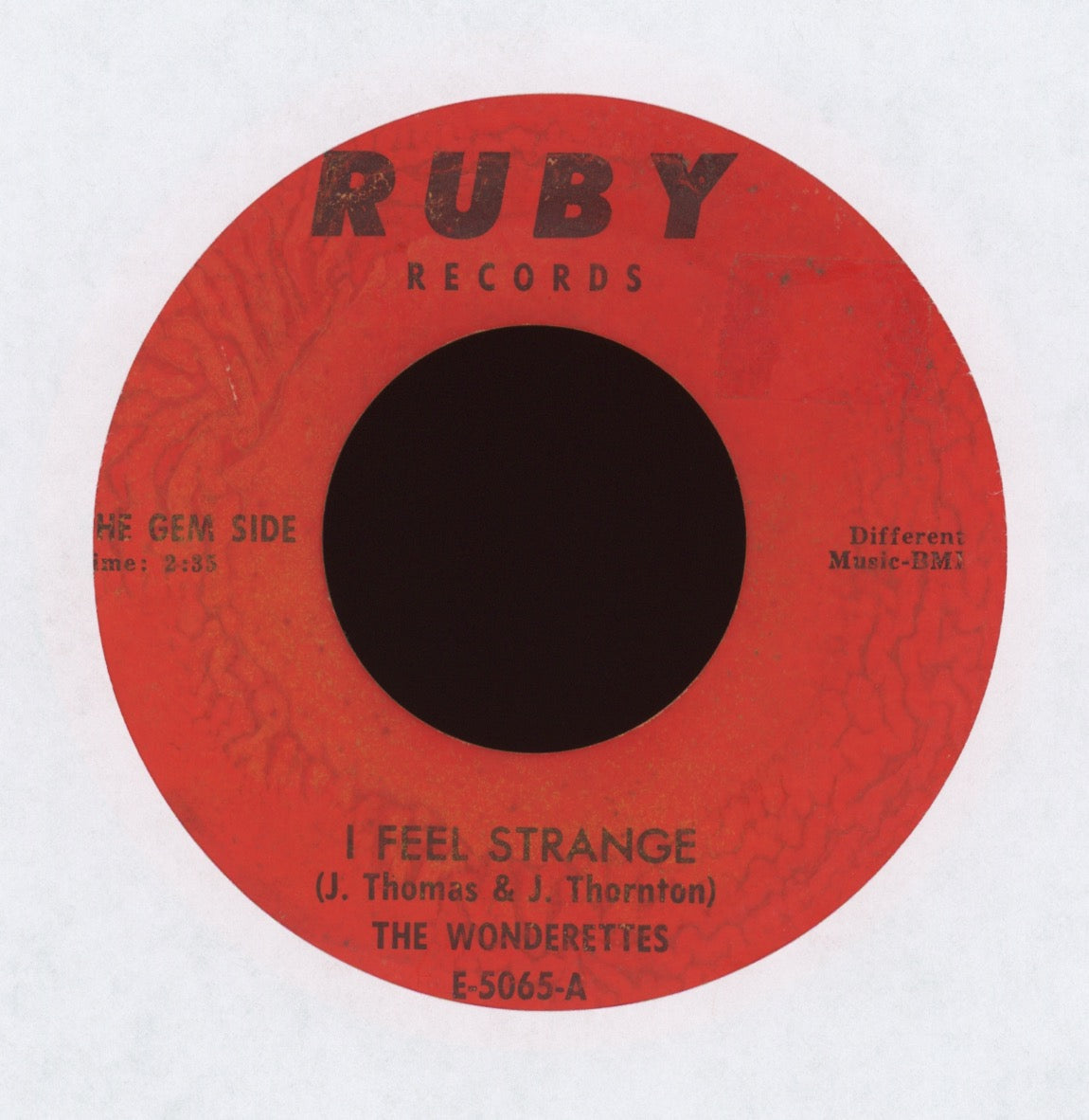 The Wonderettes - I Feel Strange on Ruby Northern Soul 45