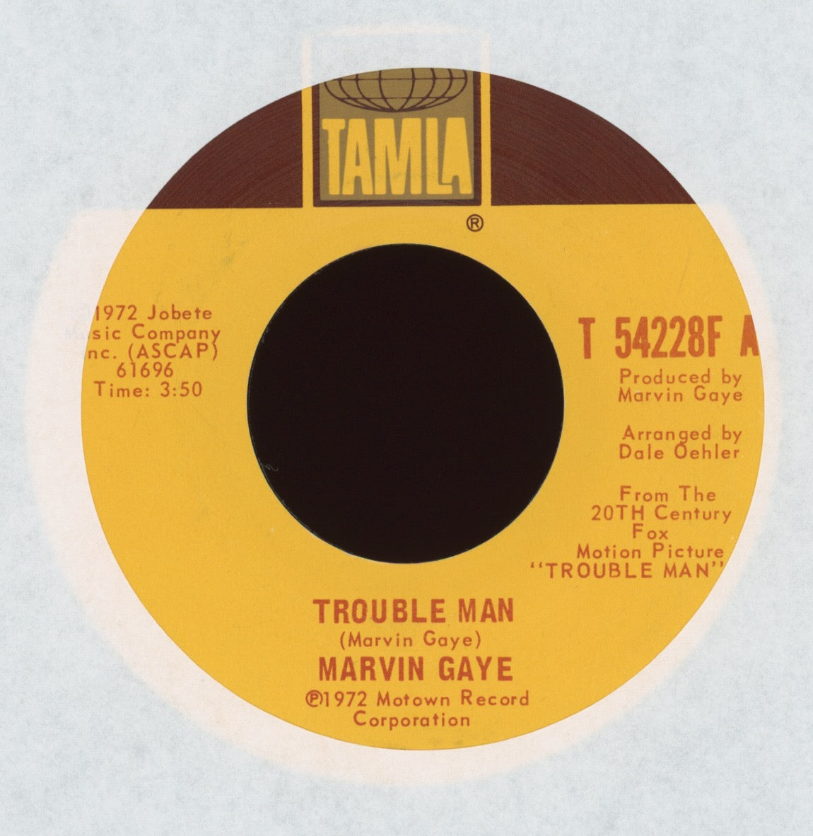 Marvin Gaye - Trouble Man on Tamla Soul 45