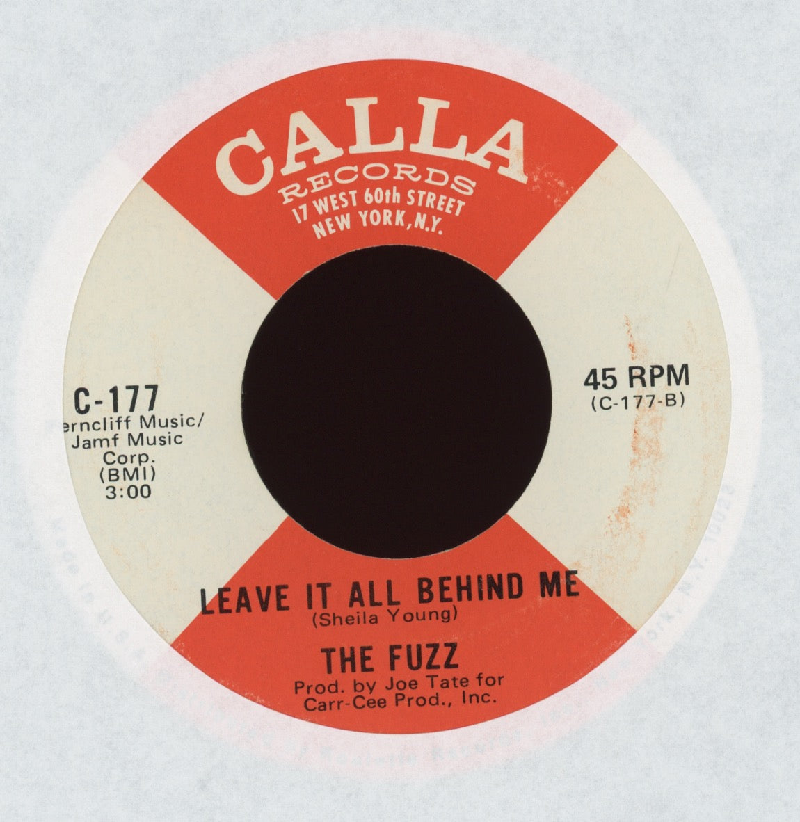 The Fuzz - Like An Open Door on Calla Soul 45