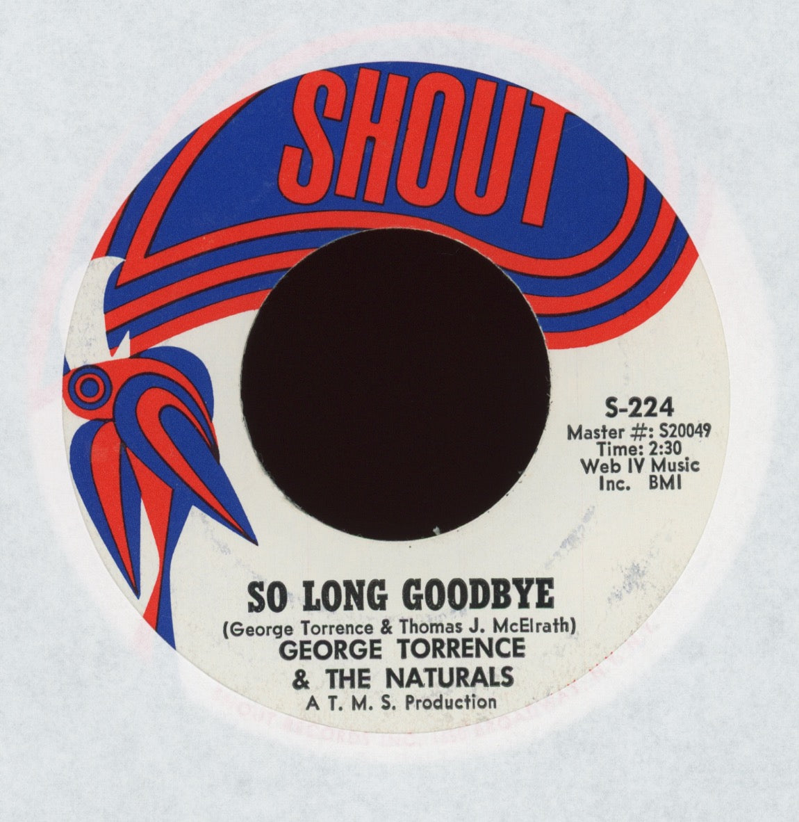 George Torrence & The Naturals - Lickin' Stick on Shout Funk 45