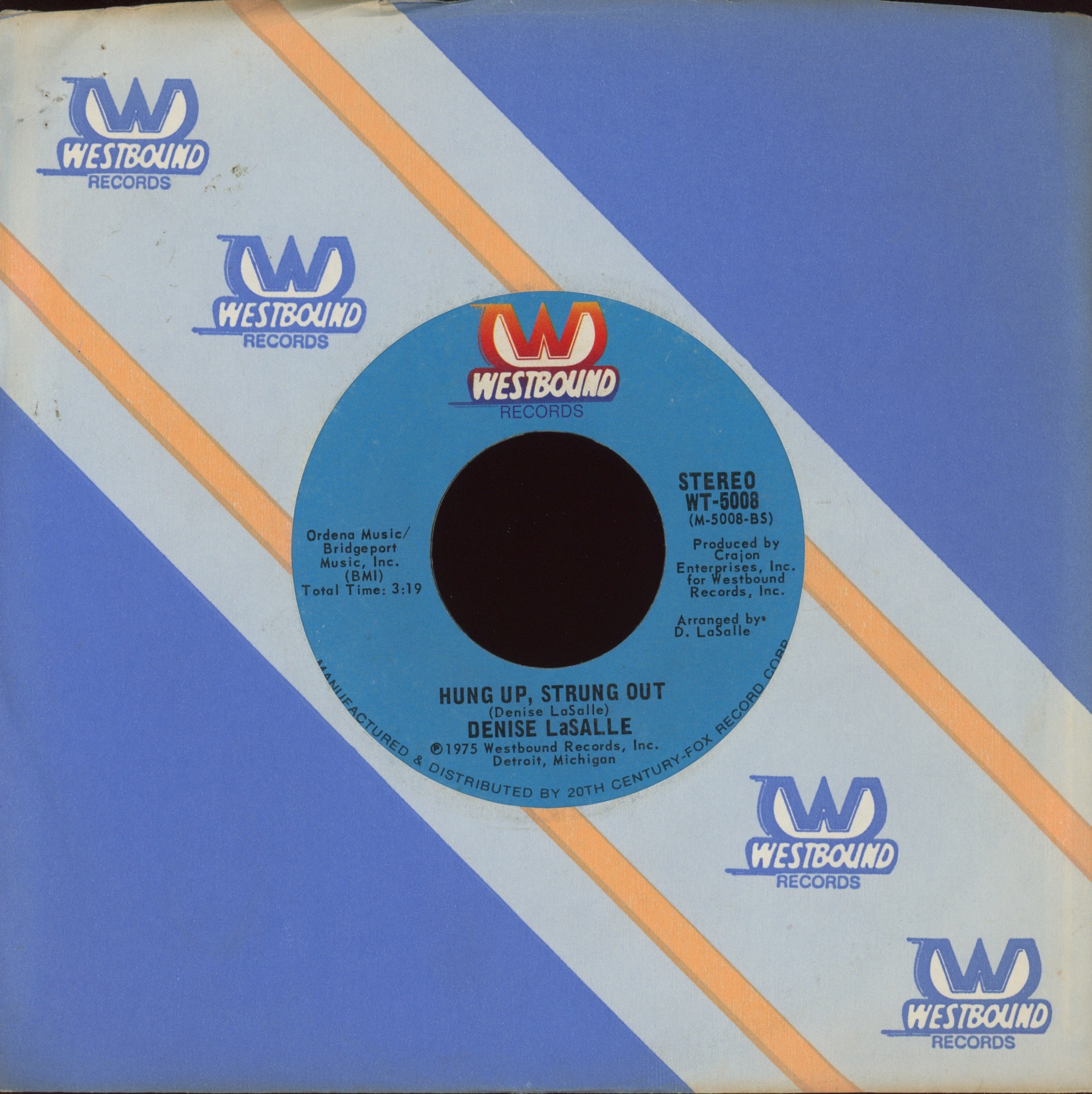 Denise LaSalle - Here I Am Again on Westbound 70's Soul 45