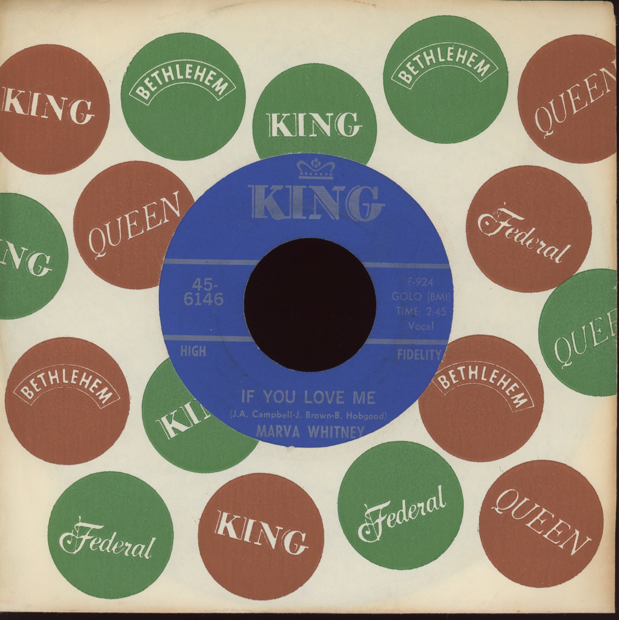 Marva Whitney - Unwind Yourself on King Funk 45