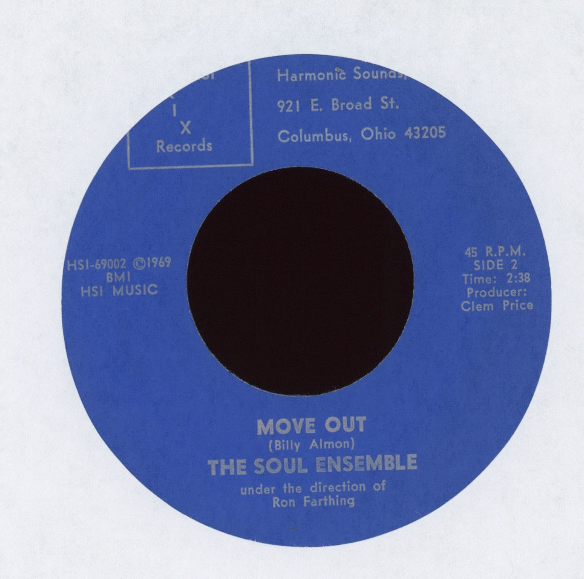 The Soul Ensemble - Melon Jelly on Prix Funk 45