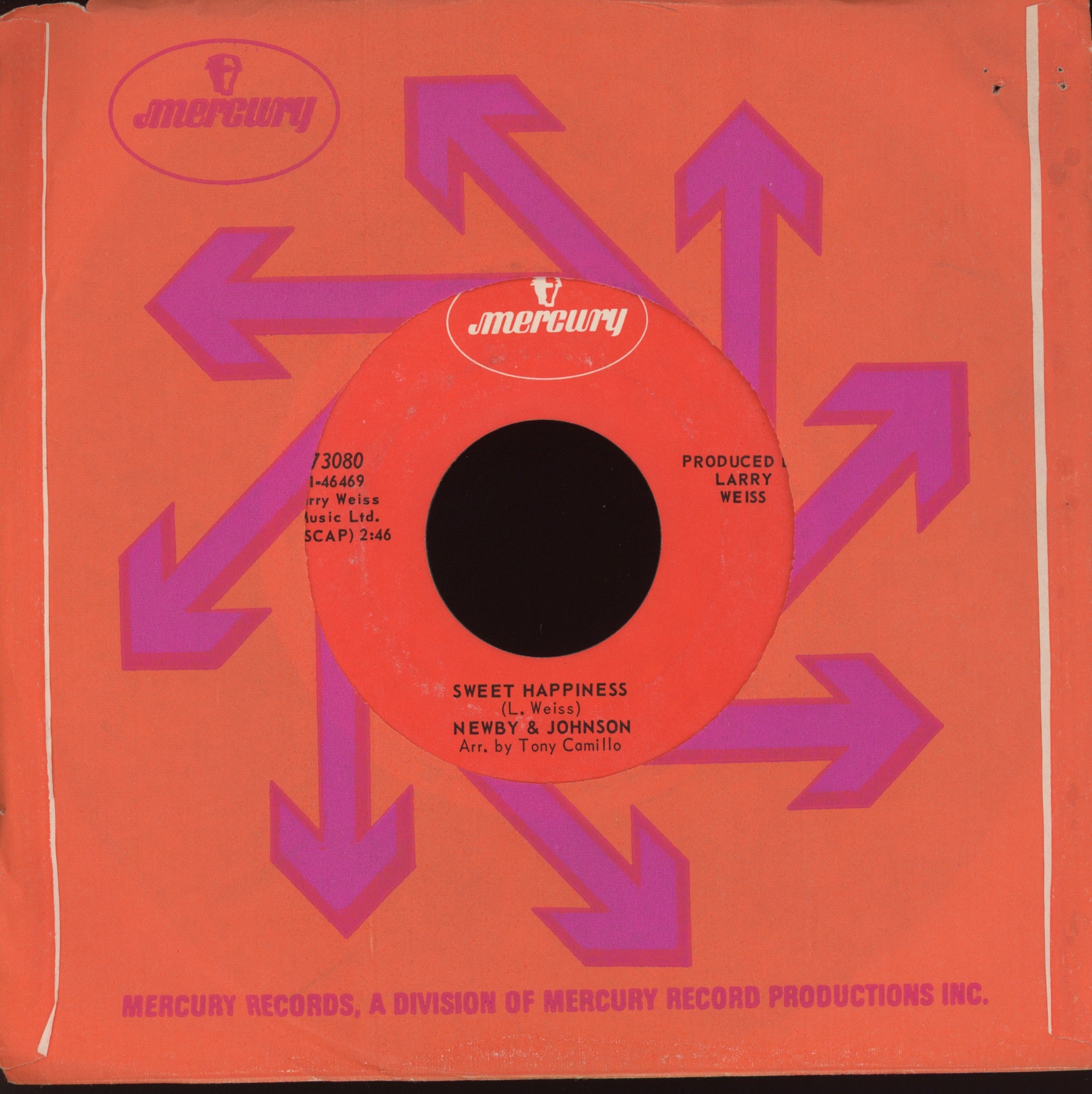 Newby & Johnson - I Want To Give You My Everything on Mercury Northern Soul 45