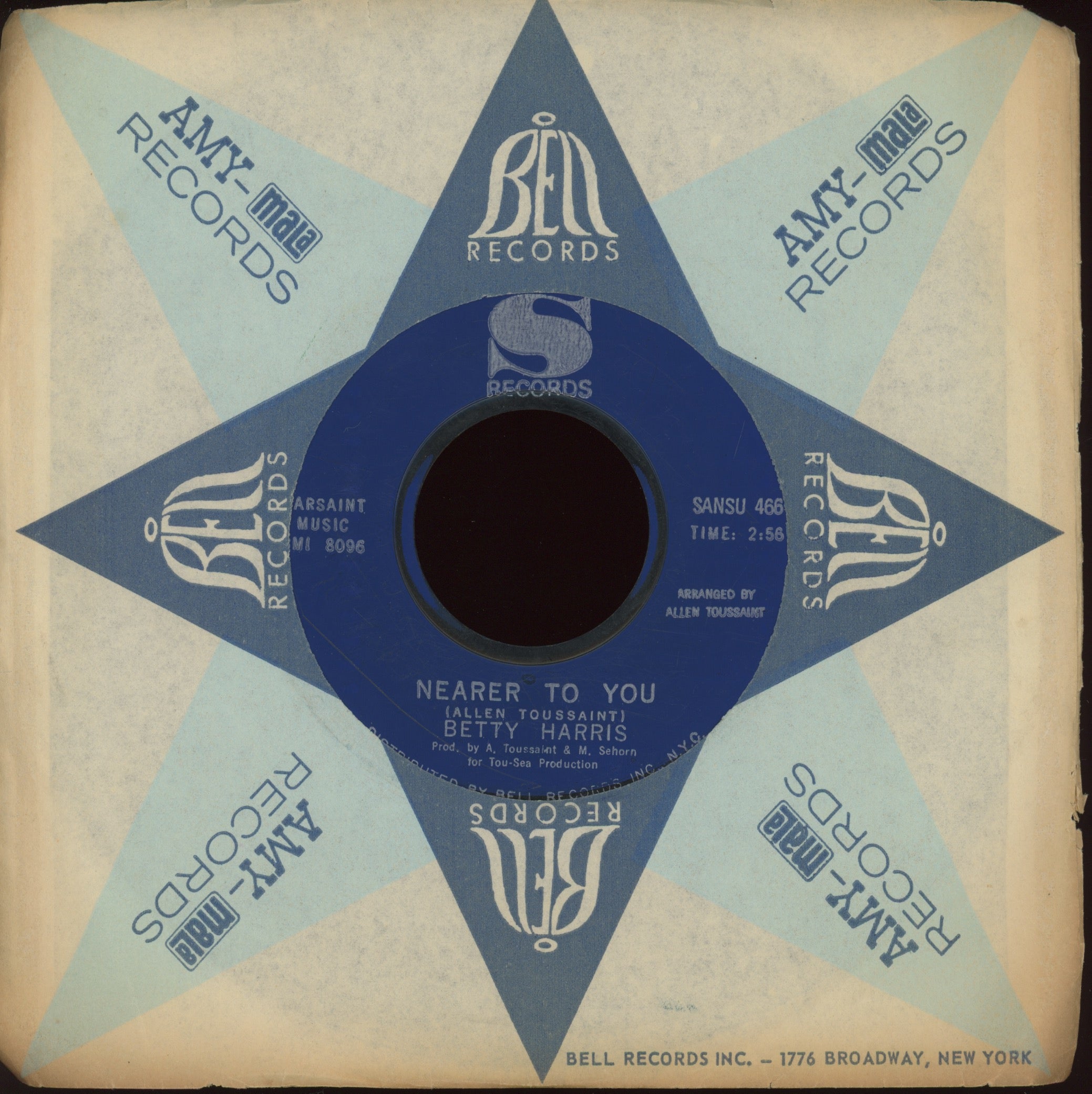 Betty Harris - I'm Evil Tonight on Sansu Northern Soul 45