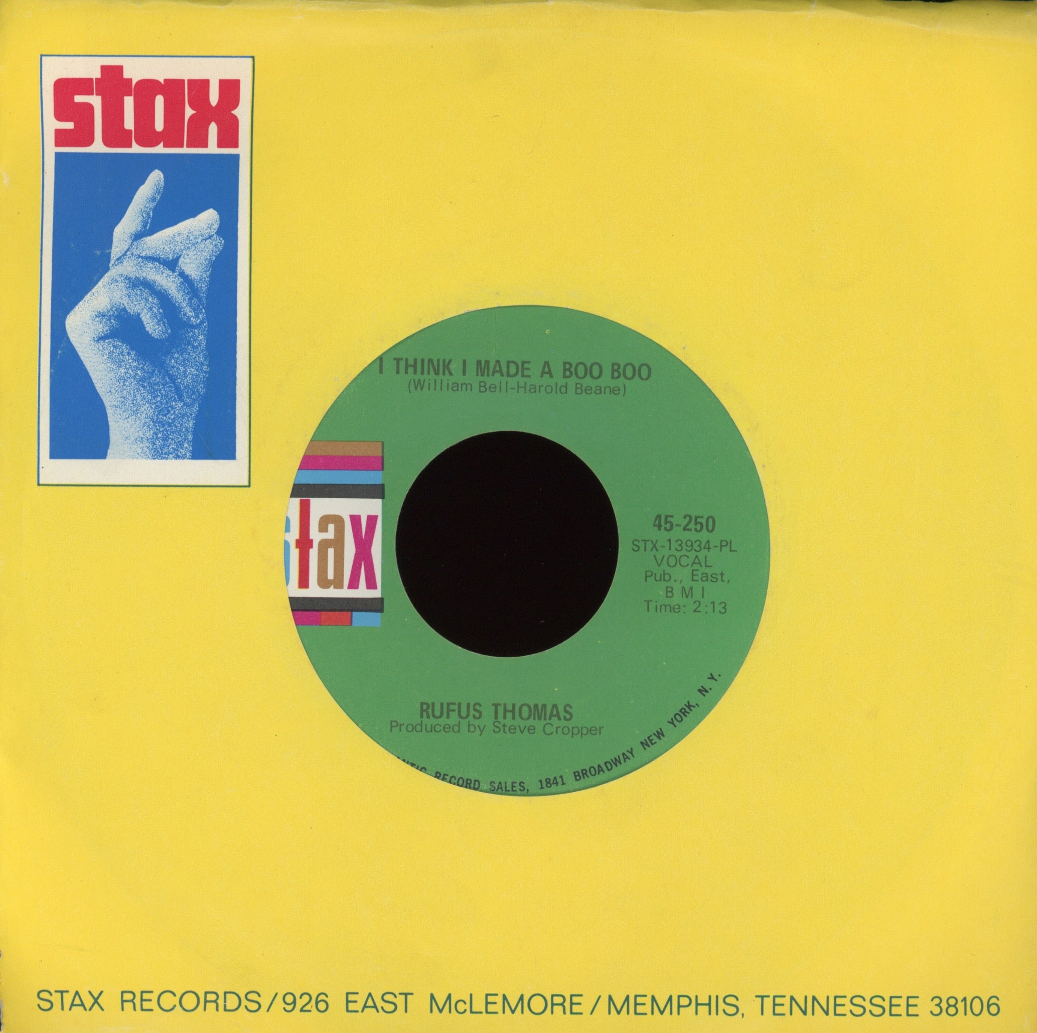 Rufus Thomas - The Memphis Train R&B Funk 45