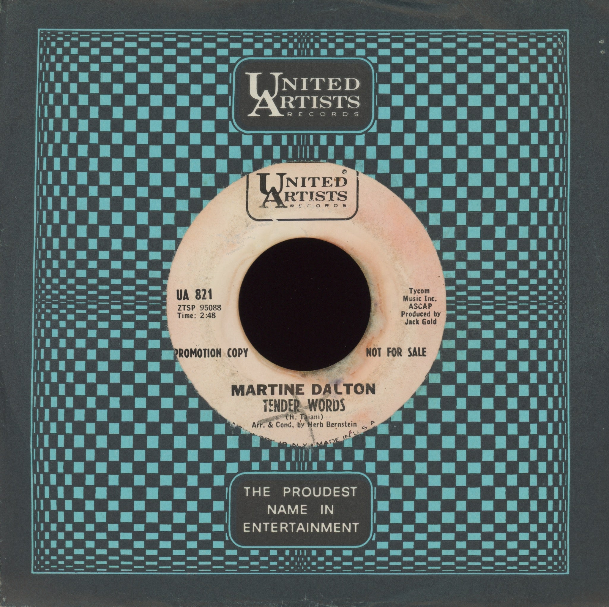 Martine Dalton - Sad Song on UA Promo Northern Soul 45