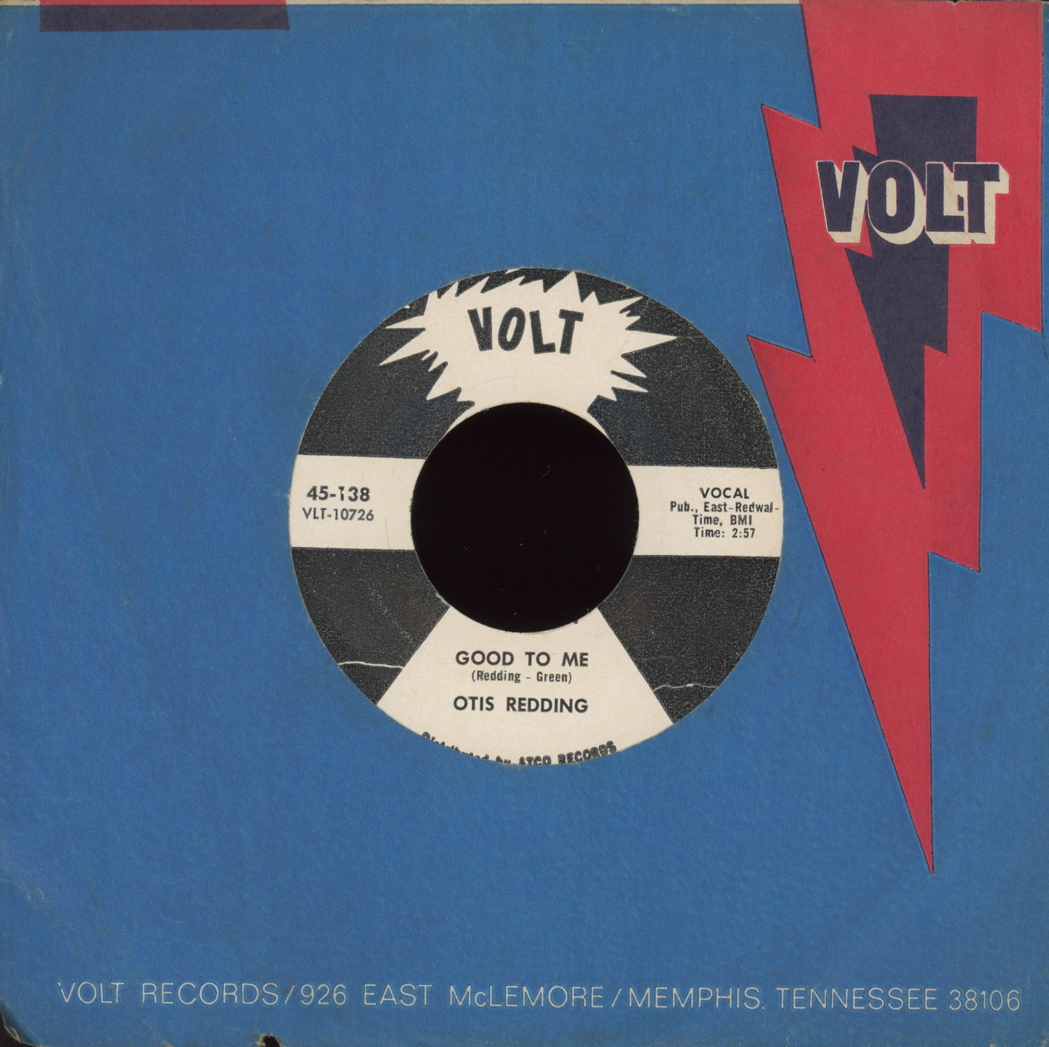 Otis Redding - Fa-Fa-Fa-Fa-Fa (Sad Song) on Volt Promo Soul 45