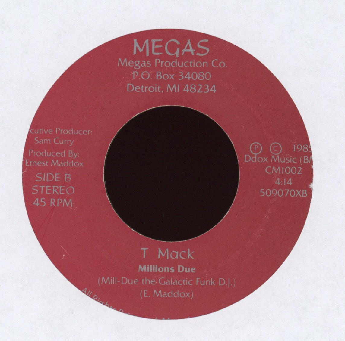 T. Mack - Millions Due on Megas Modern Soul Boogie 45