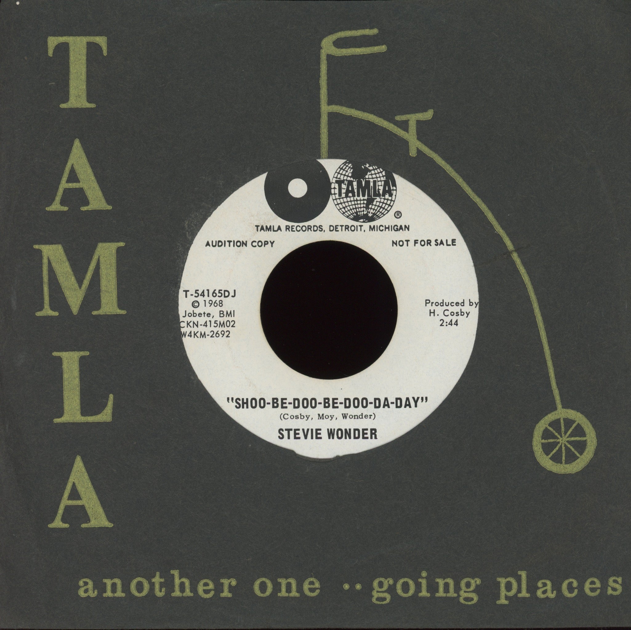 Stevie Wonder - Shoo-Be-Doo-Be-Doo-Da-Day on Tamla Promo Soul Funk 45